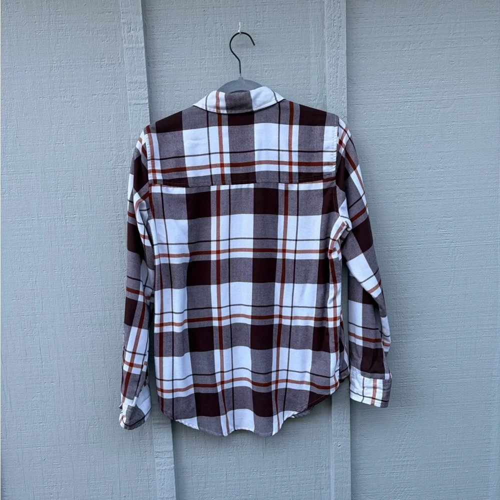 Abercrombie & Fitch Women’s Plaid Flannel Shirt - Picture 3 of 5